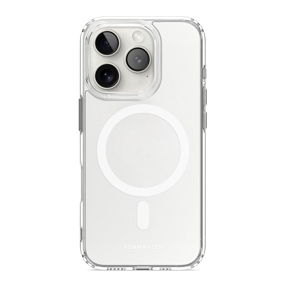 Vonmählen iPhone 16 Pro Transparent Case - MagSafe Compatible - White