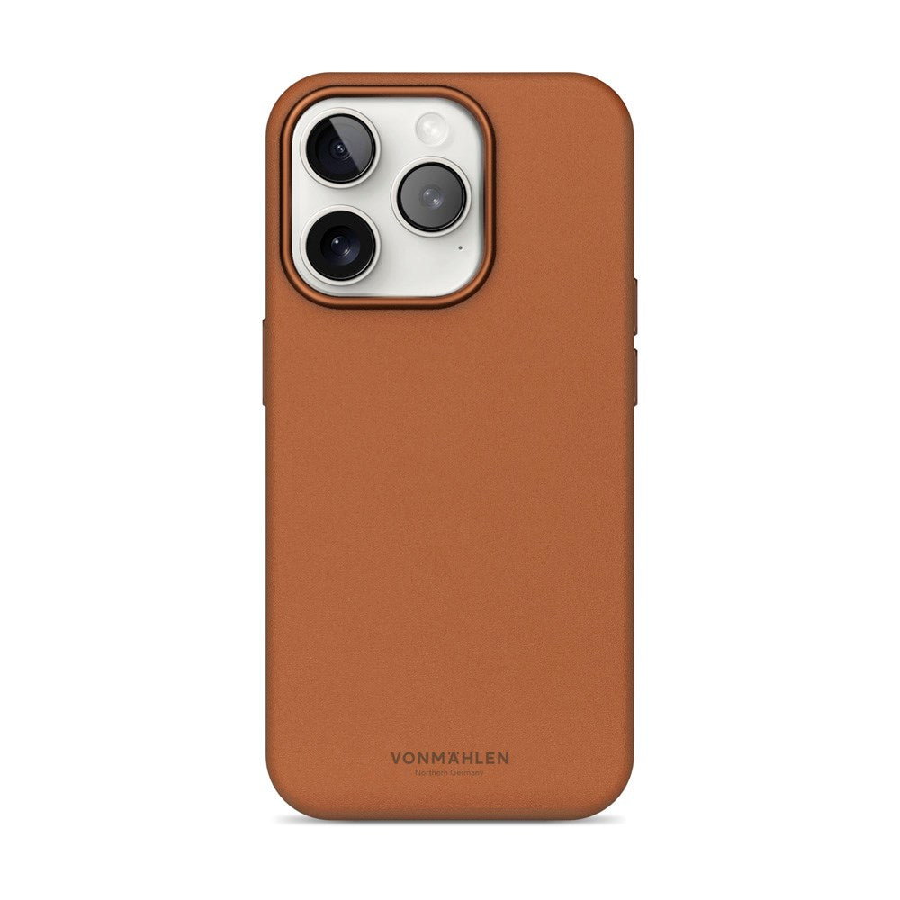 Vonmählen iPhone 16 Pro Max Like Leather Case - MagSafe Compatible - Brown