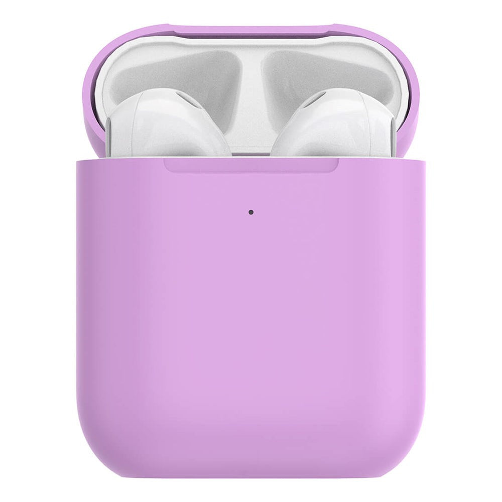 POPSOCKETS AirPods (1st & 2nd gen.) Holder Iris Purple Removable Grip with Case - Purple