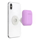 POPSOCKETS AirPods (1st & 2nd gen.) Holder Iris Purple Removable Grip with Case - Purple