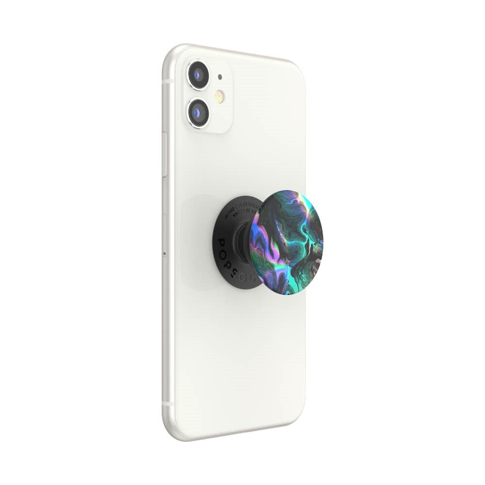 POPSOCKETS PopGrip Oil Agate Removable Grip with Stand Function