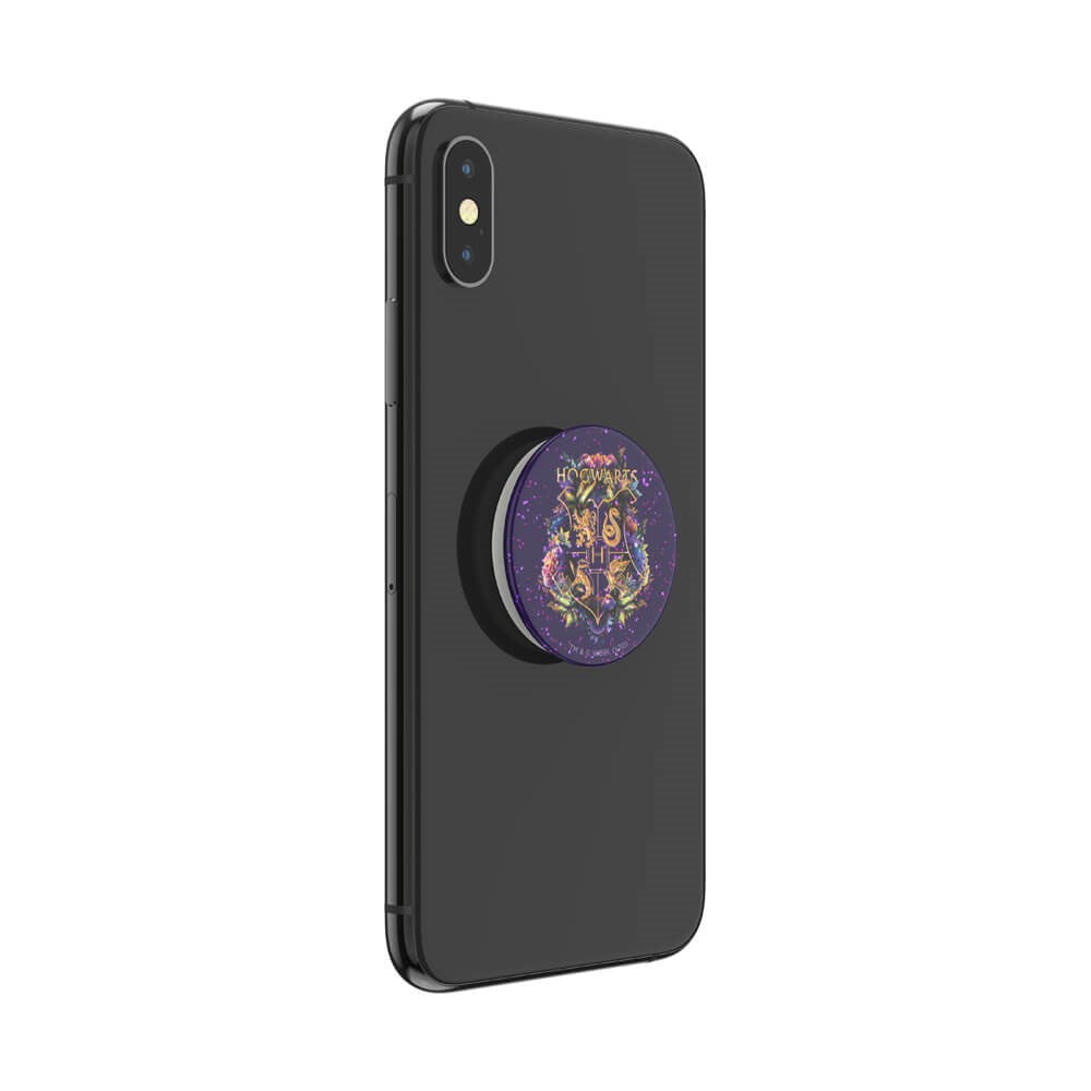 POPSOCKETS PopGrip Glitter Hogwarts Floral Removable Grip with Stand Function