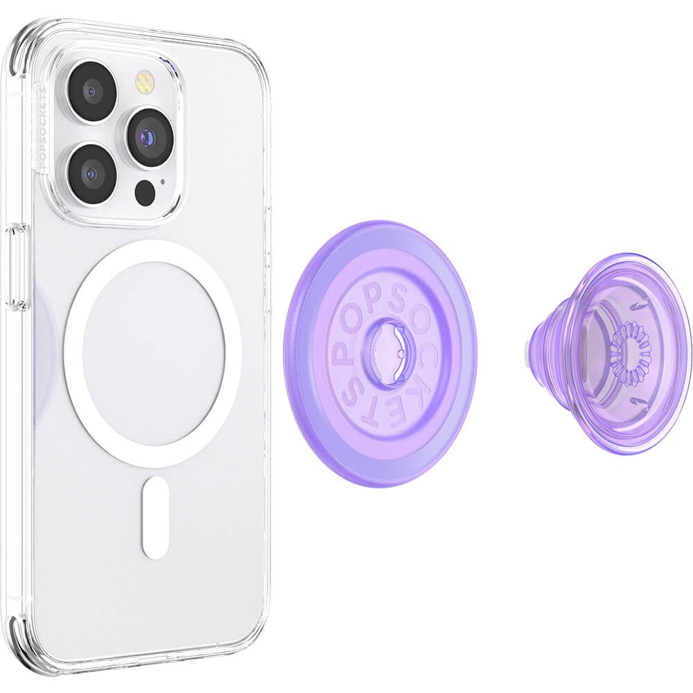 POPSOCKETS PopGrip Lavender Translucent MagSafe - Stand & Grip