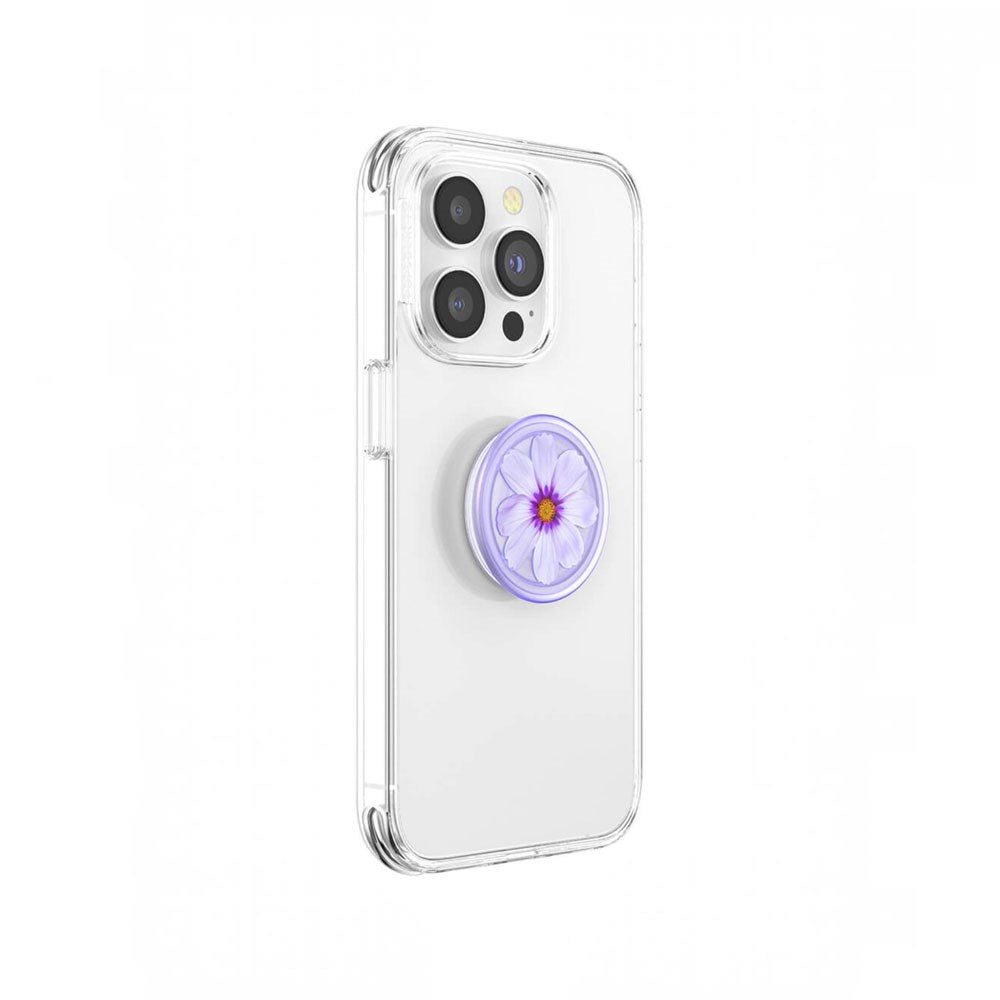 POPSOCKETS PopGrip Removable Grip with Stand Function - Plant Purple Cosmo