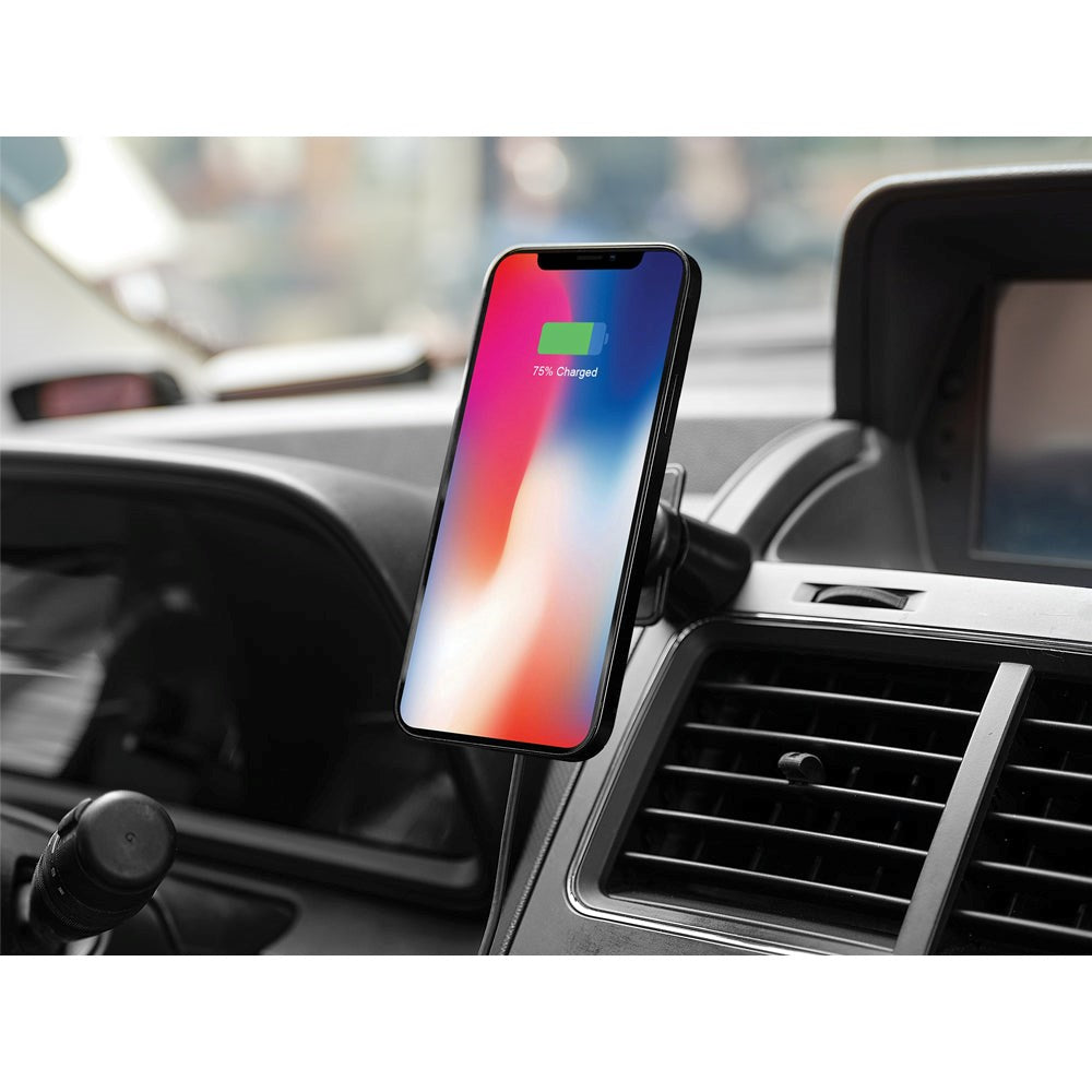 Sandberg 15W Magnetic Wireless Charger for Car - Ventilation & Dashboard - Black