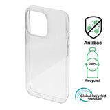 iPhone 14 Plus 4Smarts AntiBac Eco Case - 100% Recycled Plastic - Transparent