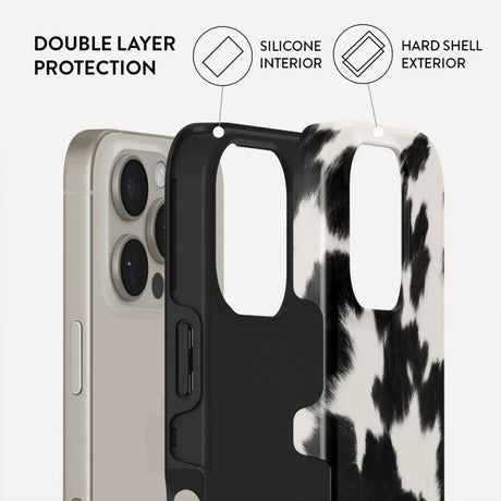 iPhone 16 Pro Burga Tough Fashion Case - MagSafe Compatible - Achromatic