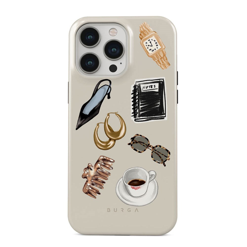 Burga iPhone 14 Pro Tough Fashion Case - Boss Babe