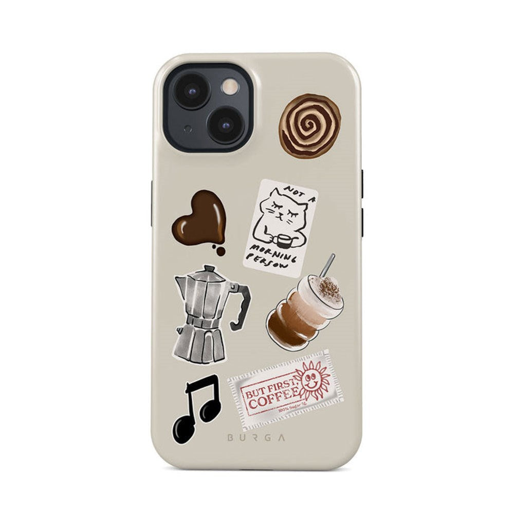 Burga iPhone 15 Tough Fashion Case - Oat Milk Please