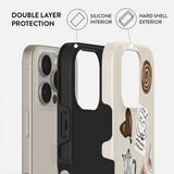 Burga iPhone 16 Pro Tough Fashion Case - Oat Milk Please