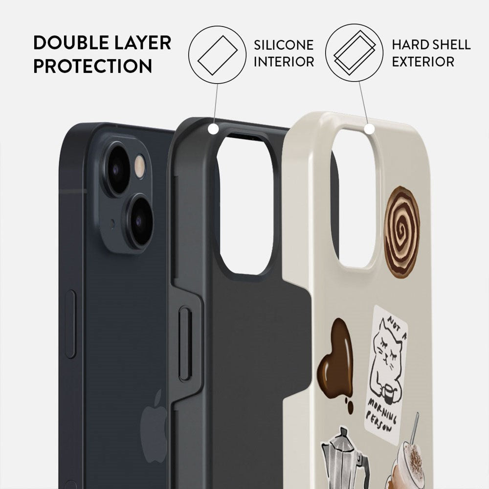 Burga iPhone 14 Tough Fashion Case - Oat Milk Please