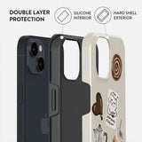 Burga iPhone 13 Tough Fashion Case - Oat Milk Please