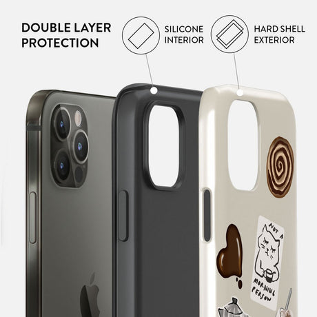 Burga iPhone 12 / 12 Pro Tough Fashion Case - Oat Milk Please
