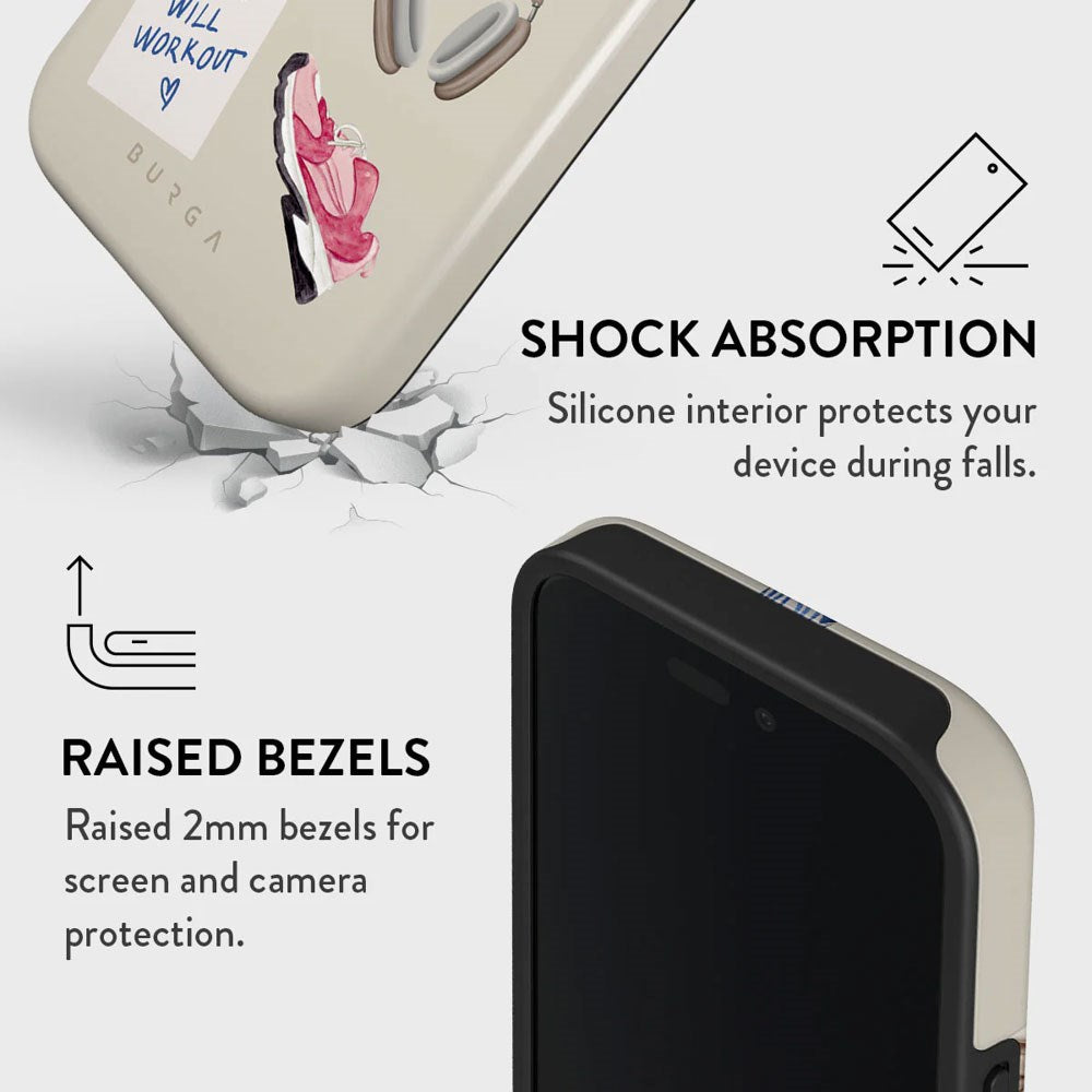 Burga iPhone 16 Tough Fashion Case - 5AM Club