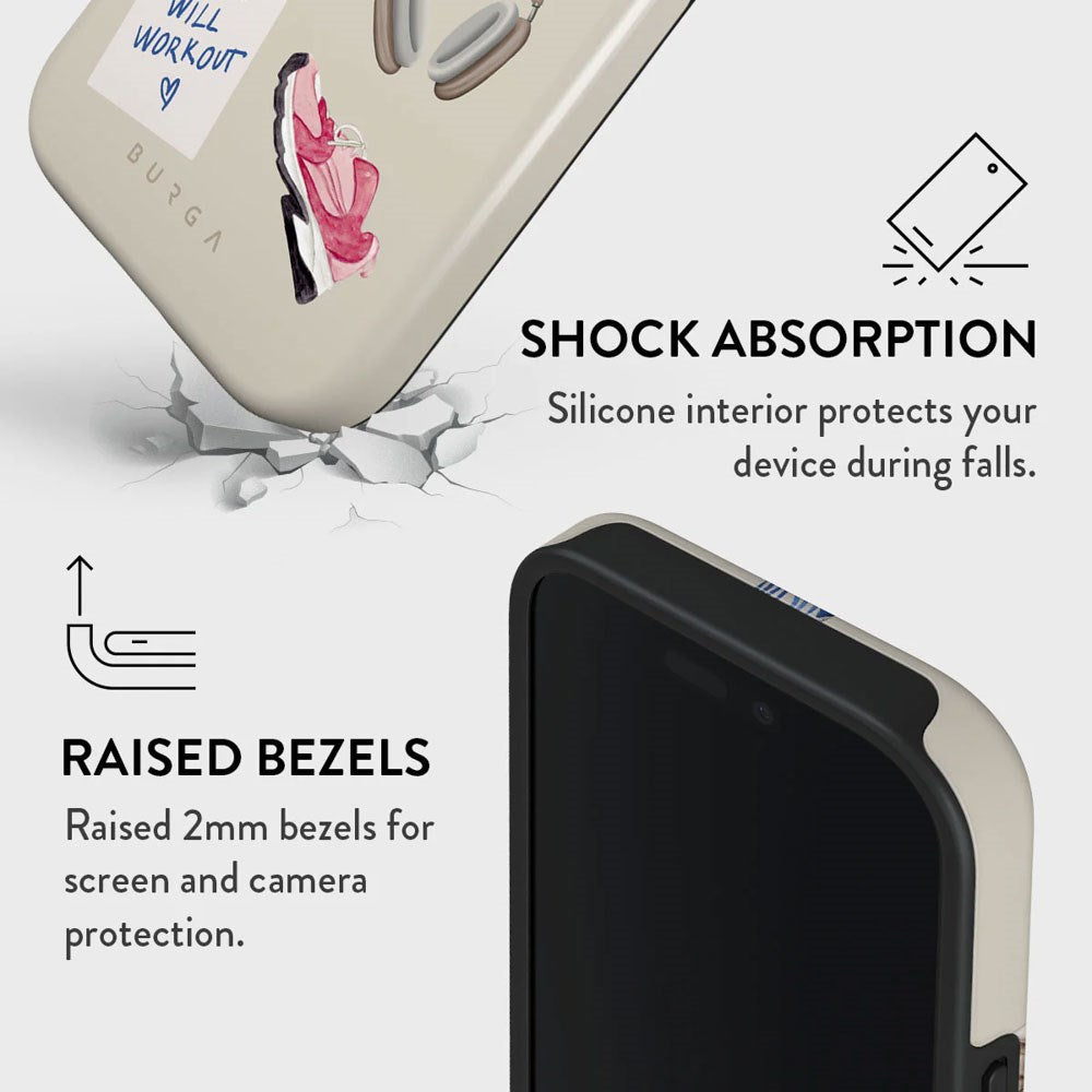 Burga iPhone 16 Pro Tough Fashion Case - 5AM Club