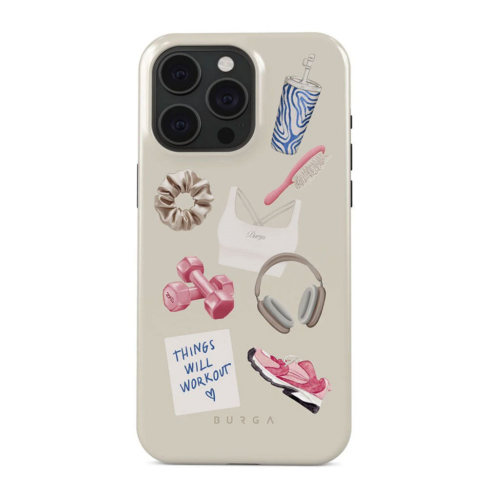 Burga iPhone 15 Pro Tough Fashion Case - 5AM Club