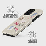 Burga iPhone 15 Pro Tough Fashion Case - 5AM Club