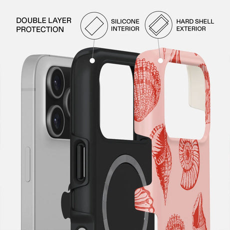 Burga iPhone 17 Pro Tough Fashion Case - MagSafe Compatible - Coastal Treasure