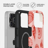 Burga iPhone 17 Pro Max Tough Fashion Case - MagSafe Compatible - Coastal Treasure