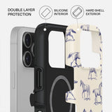 Burga iPhone 17 Pro Tough Fashion Case - MagSafe Compatible - Derby Race