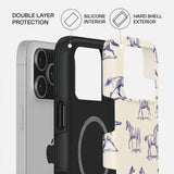 Burga iPhone 17 Pro Max Tough Fashion Case - MagSafe Compatible - Derby Race