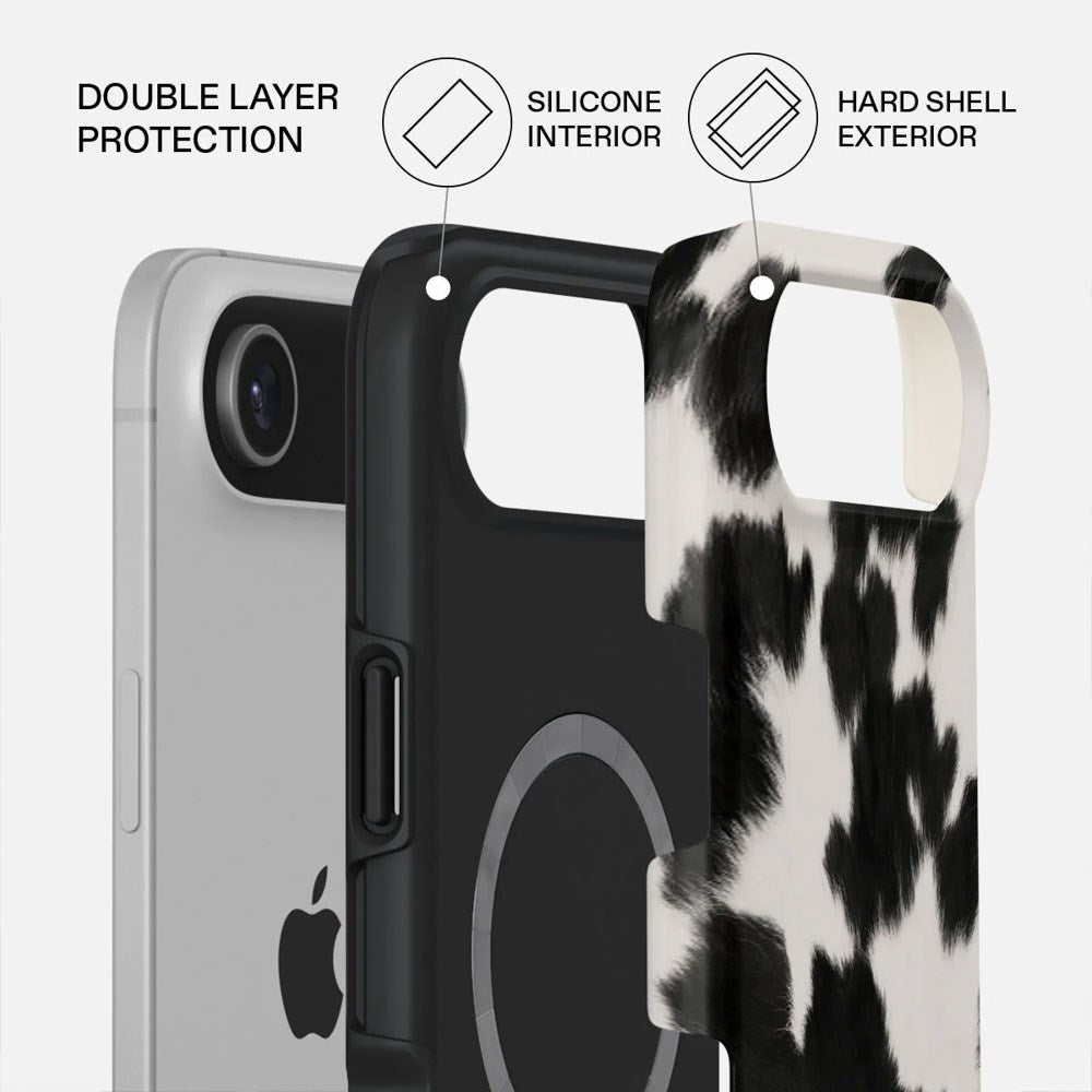 Burga iPhone Air Tough Fashion Case - MagSafe Compatible - Achromatic