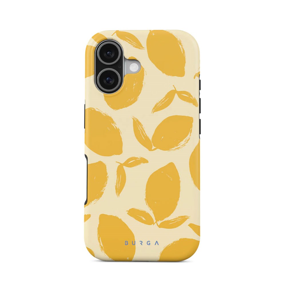 Burga iPhone 17 Tough Fashion Case - MagSafe Compatible - Lemon Tart