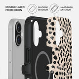 Burga iPhone 17 Tough Fashion Case - MagSafe Compatible - Almond Latte