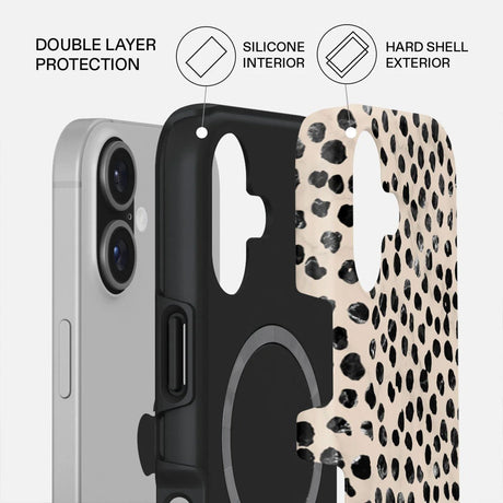 Burga iPhone 17 Tough Fashion Case - MagSafe Compatible - Almond Latte