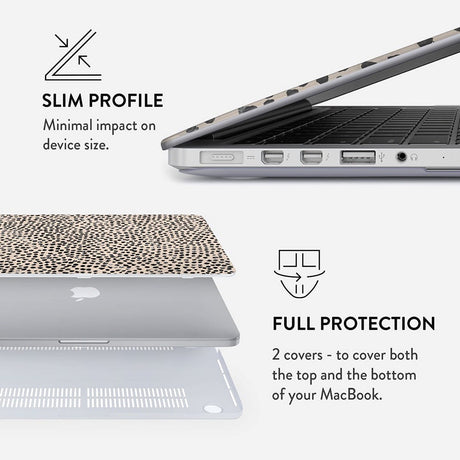 Burga MacBook Pro 16" M1/M2/M3/M4 (2021-2024) Fashion Case - Almond Latte