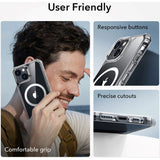 iPhone 15 ESR Air Armor Halolock Case - MagSafe Compatible - Transparent