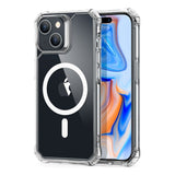 iPhone 15 ESR Air Armor Halolock Case - MagSafe Compatible - Transparent