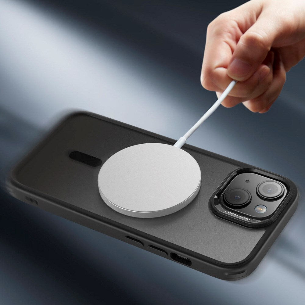 ESR iPhone 15 Classic Hybrid Case - MagSafe Compatible - Matte Black