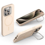 iPhone 15 Pro ESR Cloud Kickstand Halolock Case - MagSafe Compatible - Beige