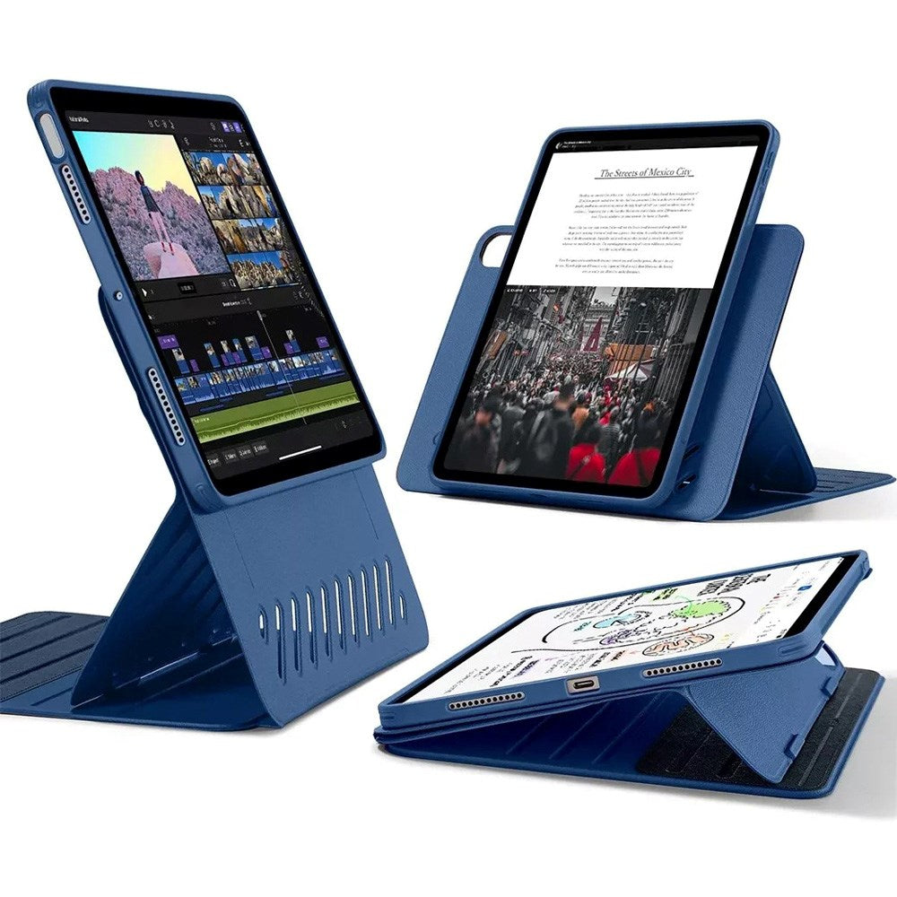 ESR iPad Air 13" (2026 / 2025 / 2024) Shift Flip Case with Removable Back Case - Blue