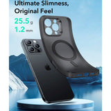 ESR iPhone 16 Pro Zero Clear Flexible Plastic Case - MagSafe Compatible - Matte Black