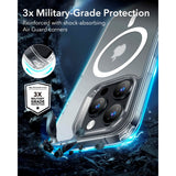 ESR iPhone 16 Pro Classic Hybrid Case - MagSafe Compatible - Matte Transparent