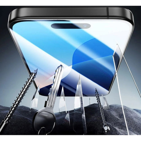 ESR iPhone 16 Armorite Screen Protection Tempered Glass w. Mounting Box - Transparent