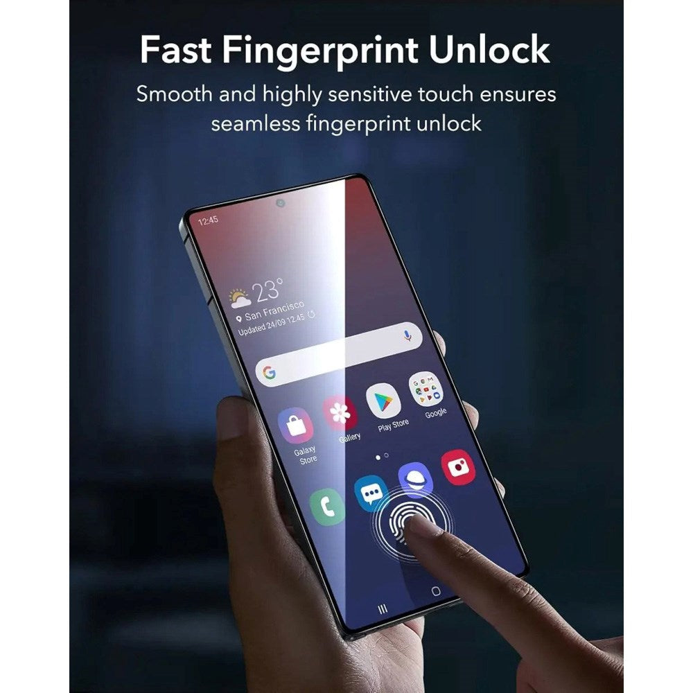 Samsung Galaxy S25 Ultra ESR Armorite Screen Protection Tempered Glass with Mounting Box - 2 pcs. - Transparent