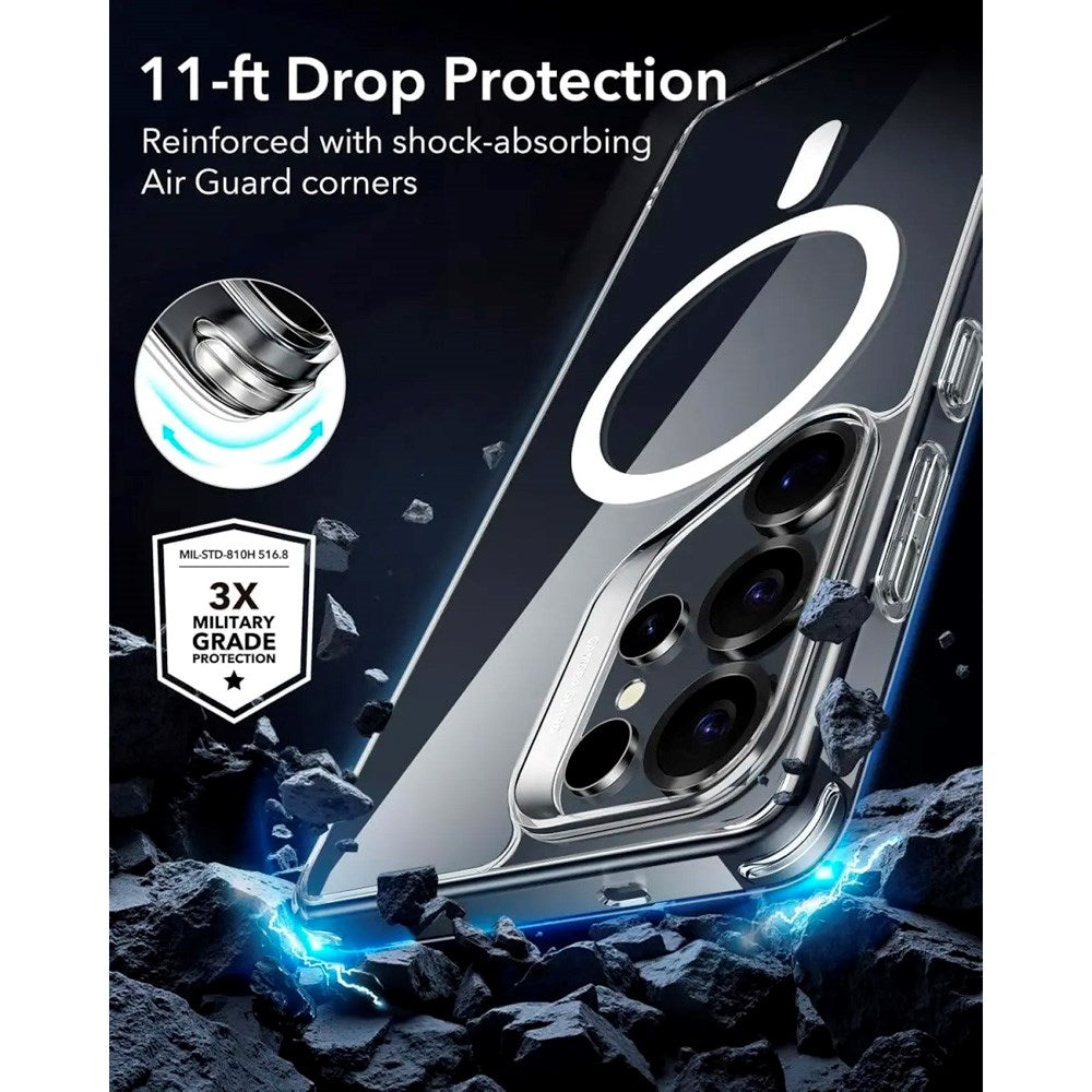 ESR Samsung Galaxy S25 Ultra Classic Hybrid Case - MagSafe Compatible - Transparent