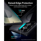 ESR Samsung Galaxy S25 Ultra Classic Hybrid Case - MagSafe Compatible - Transparent / Black