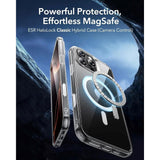 ESR iPhone 16 Pro Classic Hybrid Case with Camera Control Button - MagSafe Compatible - Transparent