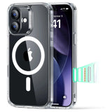 ESR iPhone 17 Classic Hybrid Case with Camera Control Button - MagSafe Compatible - Transparent