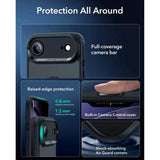 ESR iPhone Air Classic Hybrid Case with Camera Control Button - MagSafe Compatible - Matte Black