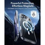 ESR iPhone 17 Pro Classic Hybrid Case with Camera Control Button - MagSafe Compatible - Transparent