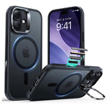 ESR iPhone 17 Classic Hybrid Stash Case with Kickstand - MagSafe Compatible - Matte Black