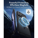 ESR iPhone 17 Pro Max Classic Hybrid Case with Camera Control Button - MagSafe Compatible - Matte Black