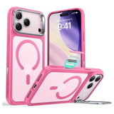 ESR iPhone 17 Pro Classic Hybrid Stash Case with Kickstand - MagSafe Compatible - Matte Pink