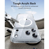 ESR iPhone 17 Pro Classic Hybrid Case with Camera Control Button - MagSafe Compatible - Transparent / Glitter