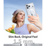 ESR iPhone 17 Pro Classic Hybrid Case with Camera Control Button - MagSafe Compatible - Transparent / Glitter